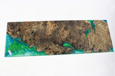 Sägefurnier Hybridwood Buckeye Burl 545x185x3mm - HybrWo2292