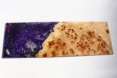 Saw Veneer Hybridwood Poplar Burl 545x180x8mm - HybrWo2288