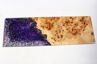 Saw Veneer Hybridwood Poplar Burl 545x180x8mm - HybrWo2288