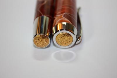 Statesman Fountain Pen Kit Rhodium/22k gold