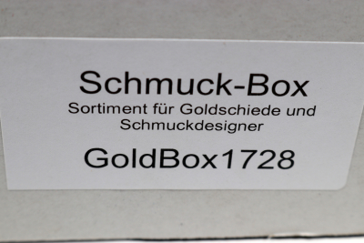 Sortimentbox Goldschmiede - Ebenholz  - Goldbox1728