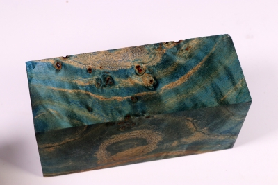 Vapemod/Boxmod Poplar Burl blue stabilized - Stabi2075