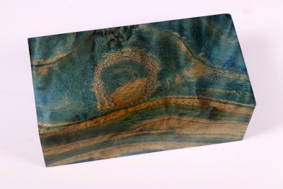 Vapemod/Boxmod Poplar Burl blue stabilized - Stabi2075