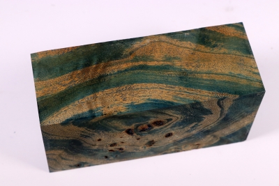 Vapemod/Boxmod Poplar Burl blue stabilized - Stabi2075