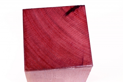 Cube Purple Heart-Amaranth 100x100x100mm