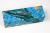 Messergriffblock HybridWood Eschenahorn Maser blau stabilisiert - HybrWo4168