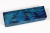 Messergriffblock Karelische Maserbirke blau stabilisiert - Stabi3734