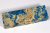 Messergriffblock eschenblättriger Ahorn Maser blau stabilisiert - Stabi3687