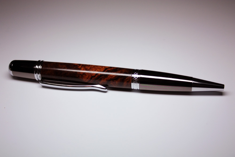 Kugelschreiber Bausatz Sierra in Gun Metal & Matt Black Chrom Pen Kit Pen Blank 