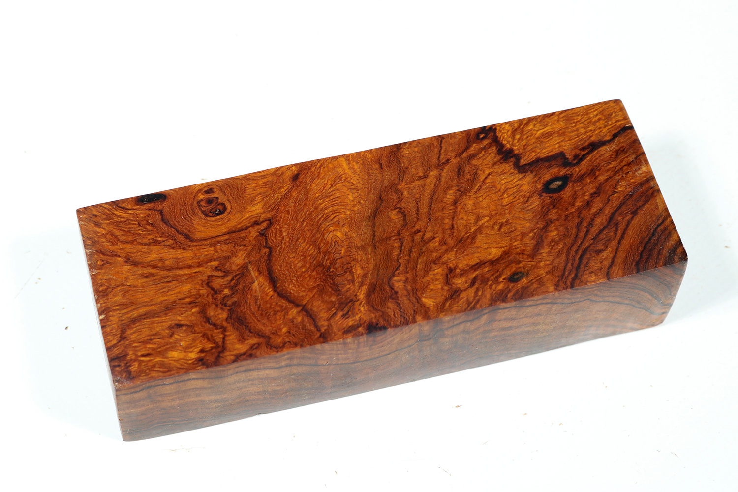 Knife Block Desert Ironwood Burl WueM1842 Feines Holz