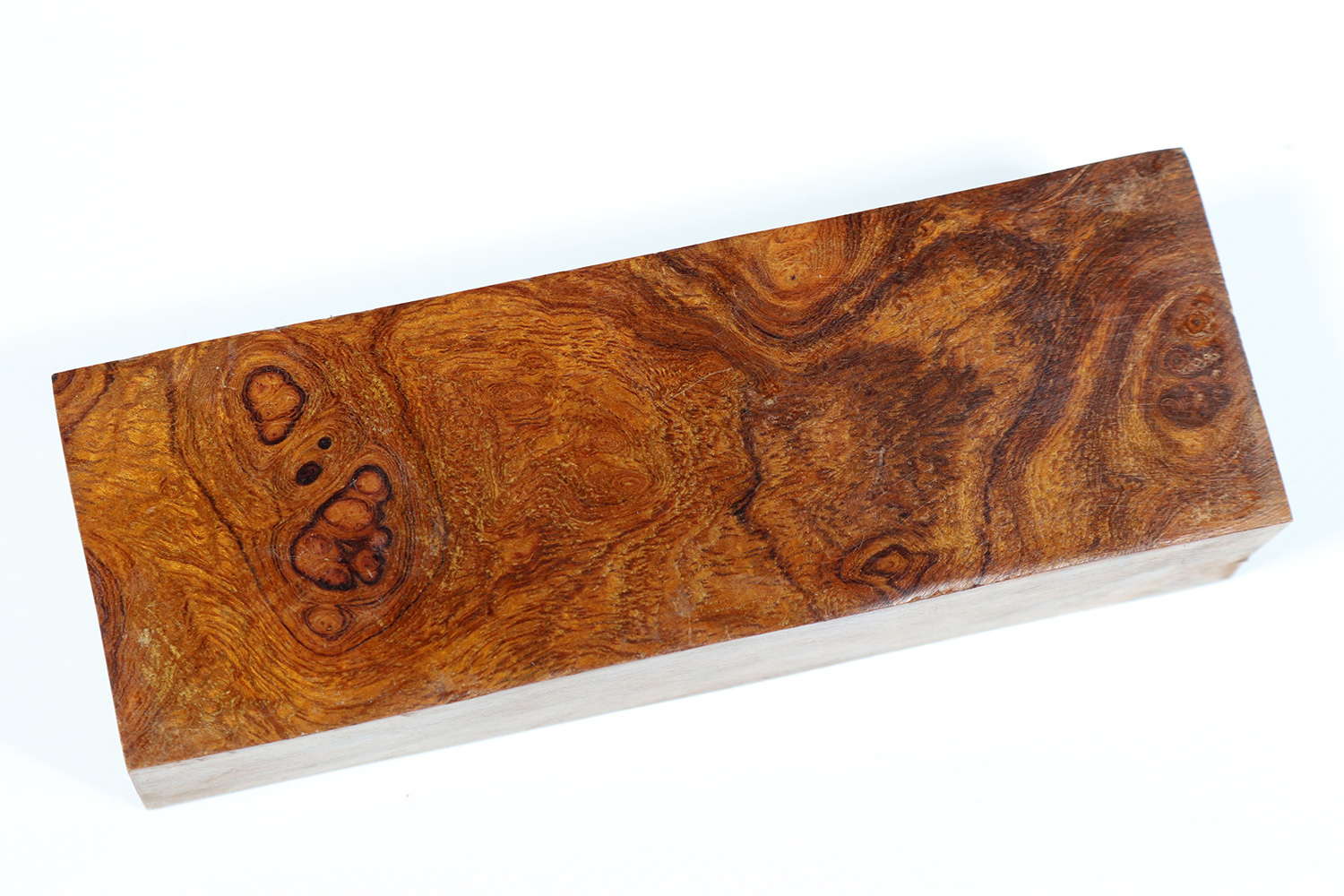 Knife Block Desert Ironwood Burl WueM1858 Feines Holz