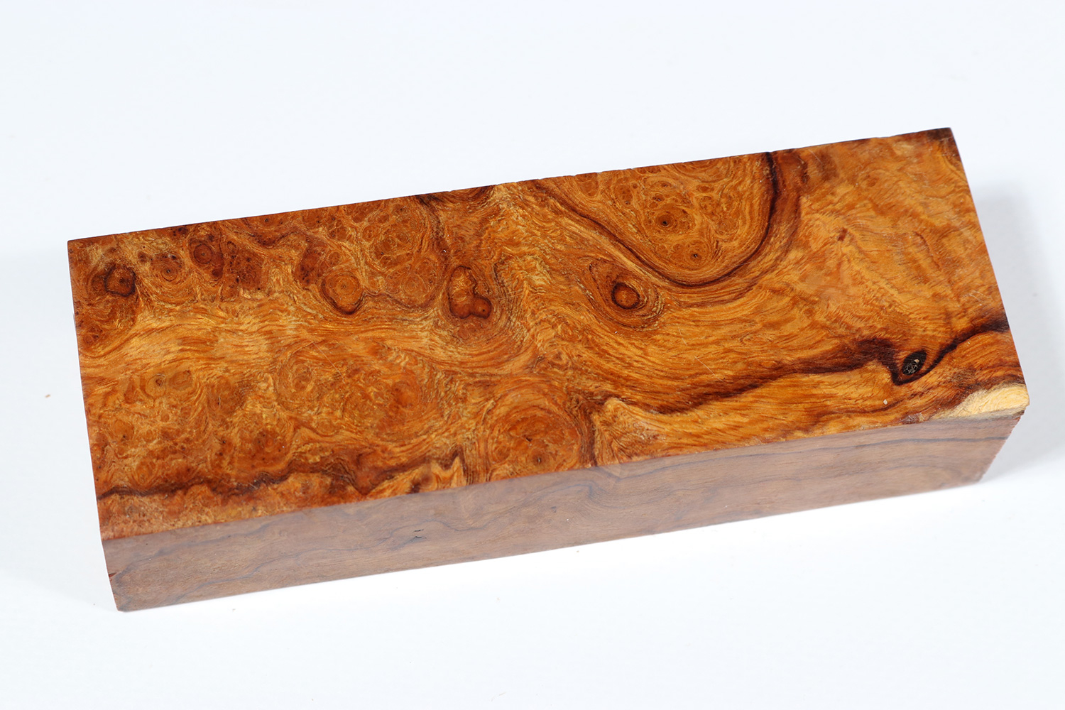 Knife Block Desert Ironwood Burl WueM1883 Feines Holz