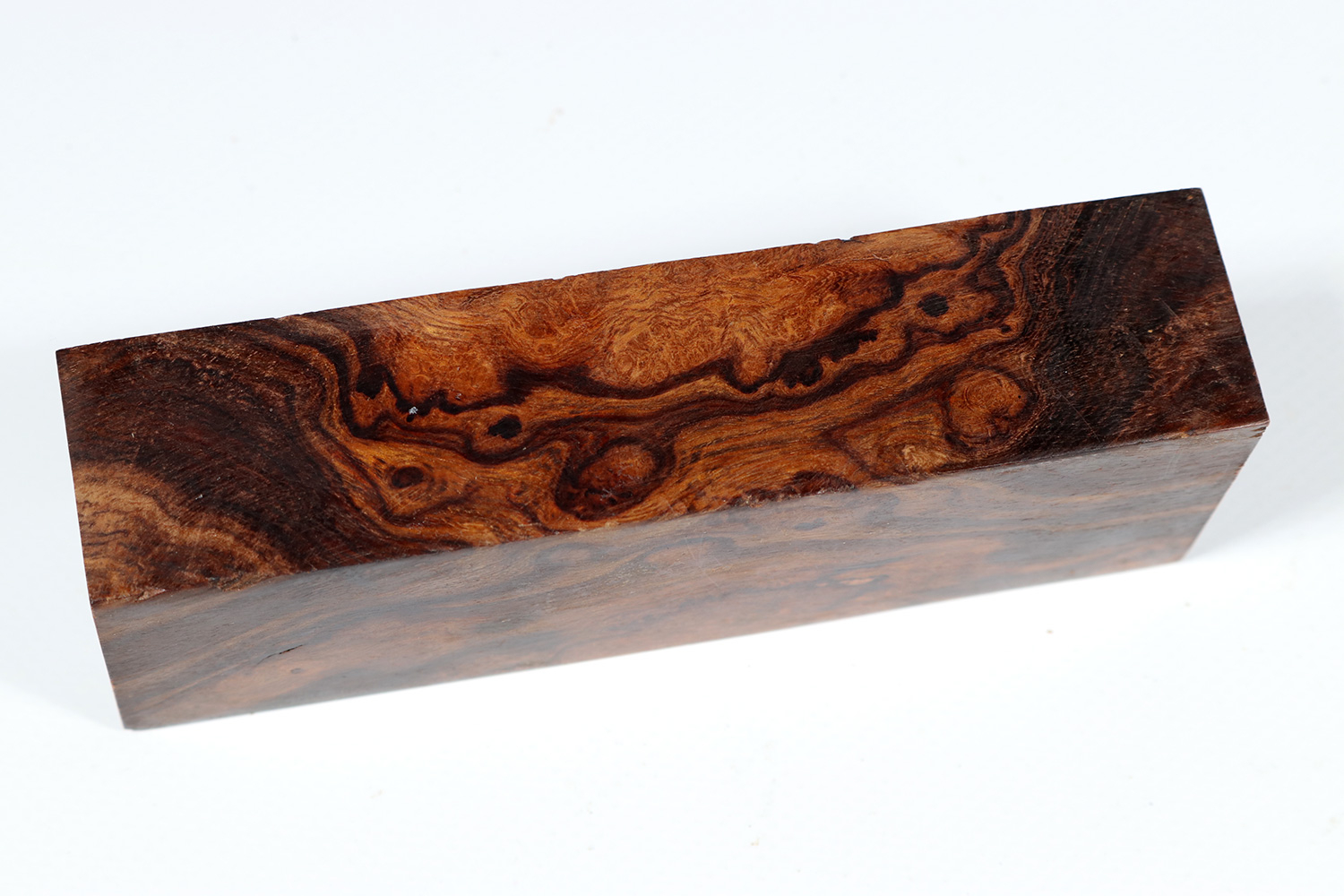 Knife Block Desert Ironwood Burl WueM1891 Feines Holz