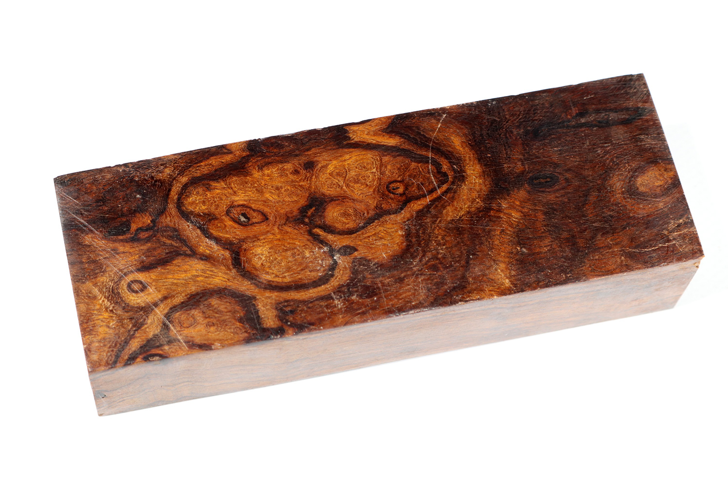 Knife Block Desert Ironwood Burl WueM1905 Feines Holz