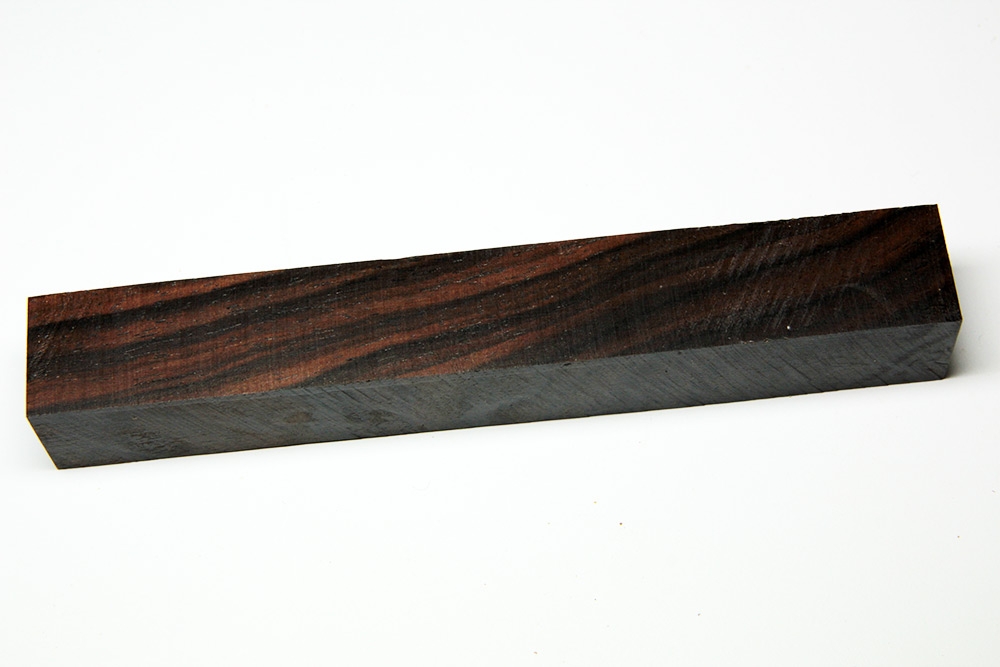 Old Chinese Asian Sumo Carved Ebony Wood Handle Letter Opener