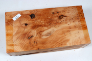 Block Yew Burl 230x120x68mm - Ei...