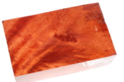 Block Red Resin Burl 122x74x37mm...