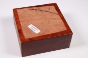 Block Red Resin Burl 95x95x40mm ...