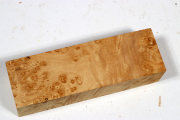 Knife Block Maple Burl - AhoM0385