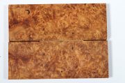 Knife Scales Amboyna Burl stabil...