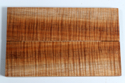 Messergriffschalen Koa curly sta...